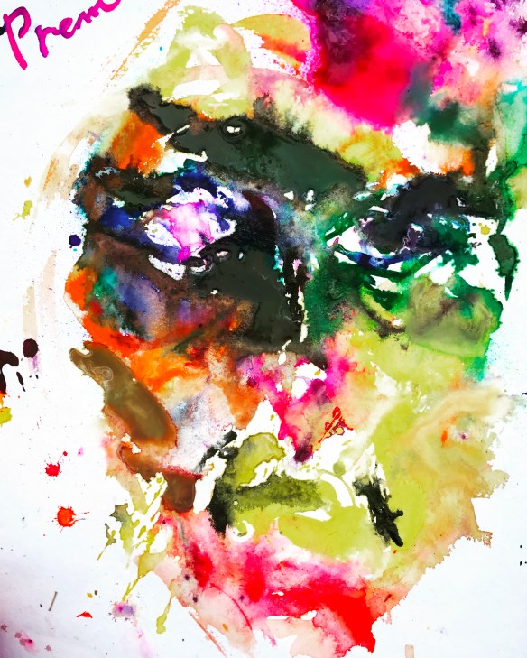 A night portrait of me done by Tathina 